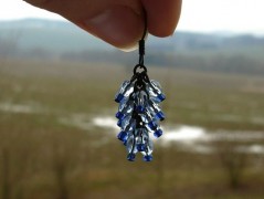 Rudý oválný přívěsek nerez řetízek