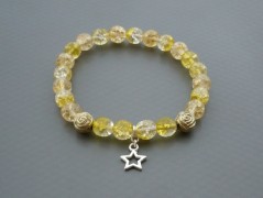 Rudý oválný přívěsek nerez řetízek