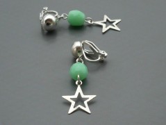 Rudý oválný přívěsek nerez řetízek