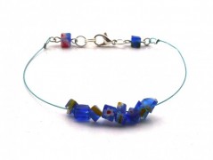 Rudý oválný přívěsek nerez řetízek