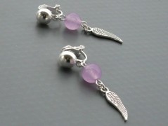 Rudý oválný přívěsek nerez řetízek