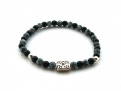 Rudý oválný přívěsek nerez řetízek