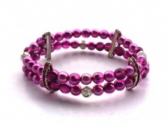 Rudý oválný přívěsek nerez řetízek