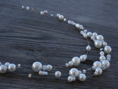 Rudý oválný přívěsek nerez řetízek