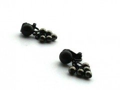 Rudý oválný přívěsek nerez řetízek