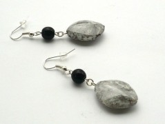 Rudý oválný přívěsek nerez řetízek