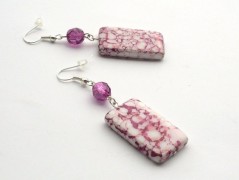 Rudý oválný přívěsek nerez řetízek