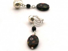 Rudý oválný přívěsek nerez řetízek