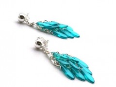 Rudý oválný přívěsek nerez řetízek