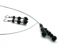 Rudý oválný přívěsek nerez řetízek