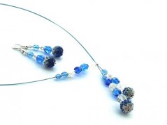 Rudý oválný přívěsek nerez řetízek