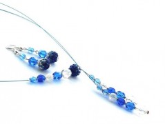 Rudý oválný přívěsek nerez řetízek