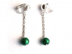 Rudý oválný přívěsek nerez řetízek