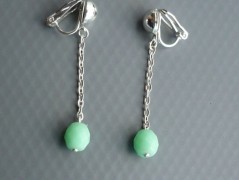 Rudý oválný přívěsek nerez řetízek