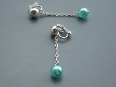 Rudý oválný přívěsek nerez řetízek