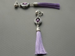 Rudý oválný přívěsek nerez řetízek