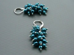 Rudý oválný přívěsek nerez řetízek