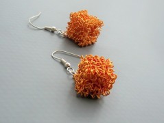 Rudý oválný přívěsek nerez řetízek