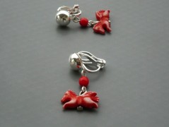 Rudý oválný přívěsek nerez řetízek