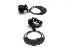 Rudý oválný přívěsek nerez řetízek