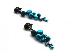 Rudý oválný přívěsek nerez řetízek