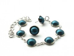 Rudý oválný přívěsek nerez řetízek