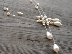 Rudý oválný přívěsek nerez řetízek