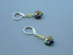 Rudý oválný přívěsek nerez řetízek