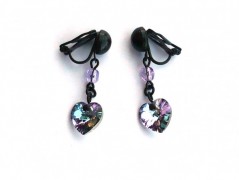 Rudý oválný přívěsek nerez řetízek