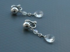 Rudý oválný přívěsek nerez řetízek