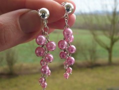 Rudý oválný přívěsek nerez řetízek