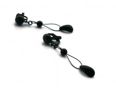 Rudý oválný přívěsek nerez řetízek