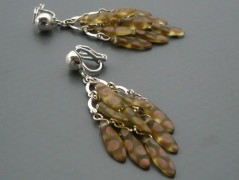 Rudý oválný přívěsek nerez řetízek