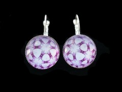 Rudý oválný přívěsek nerez řetízek