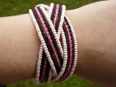 Rudý oválný přívěsek nerez řetízek