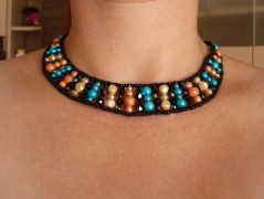 Rudý oválný přívěsek nerez řetízek