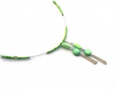 Rudý oválný přívěsek nerez řetízek