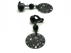 Rudý oválný přívěsek nerez řetízek