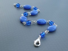 Rudý oválný přívěsek nerez řetízek