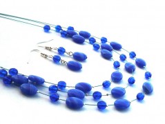 Rudý oválný přívěsek nerez řetízek