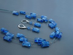 Rudý oválný přívěsek nerez řetízek