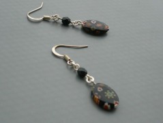 Rudý oválný přívěsek nerez řetízek