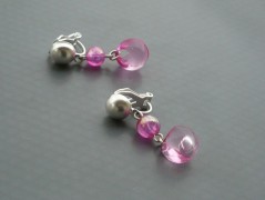 Rudý oválný přívěsek nerez řetízek