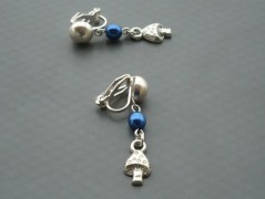 Rudý oválný přívěsek nerez řetízek