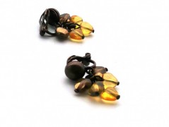 Rudý oválný přívěsek nerez řetízek