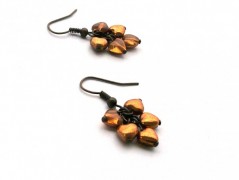 Rudý oválný přívěsek nerez řetízek