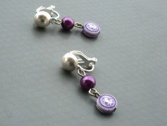 Rudý oválný přívěsek nerez řetízek