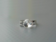 Rudý oválný přívěsek nerez řetízek