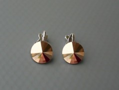 Rudý oválný přívěsek nerez řetízek