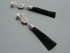 Rudý oválný přívěsek nerez řetízek